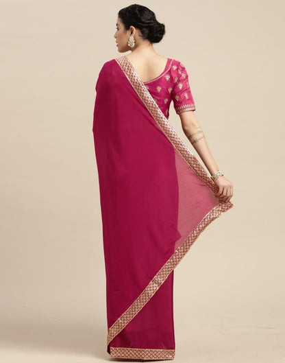 Cherry Pink Silk Saree | Sudathi