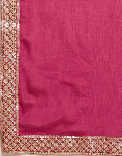 Cherry Pink Silk Saree | Sudathi