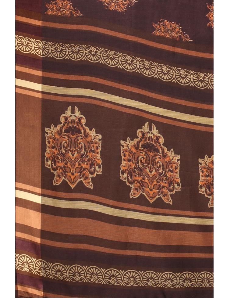 Brown Cotton Saree | Sudathi