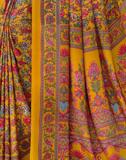 Turmeric Yellow Silk Saree | Sudathi