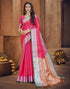 Hot Pink Silk Blend Saree | Sudathi