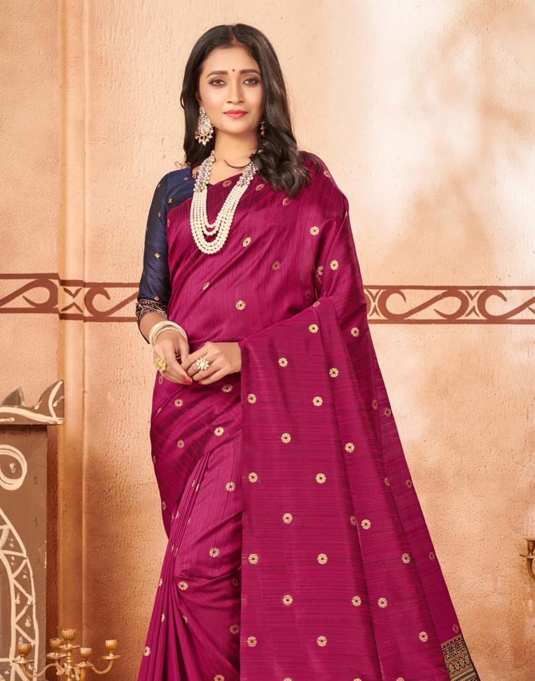 Rani Pink Silk Saree | Sudathi