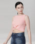 Peach Coloured Lycra Knitted Top | Sudathi