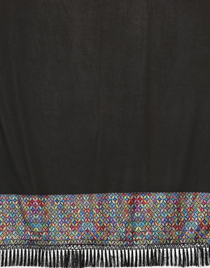 Black Plain Saree | Sudathi