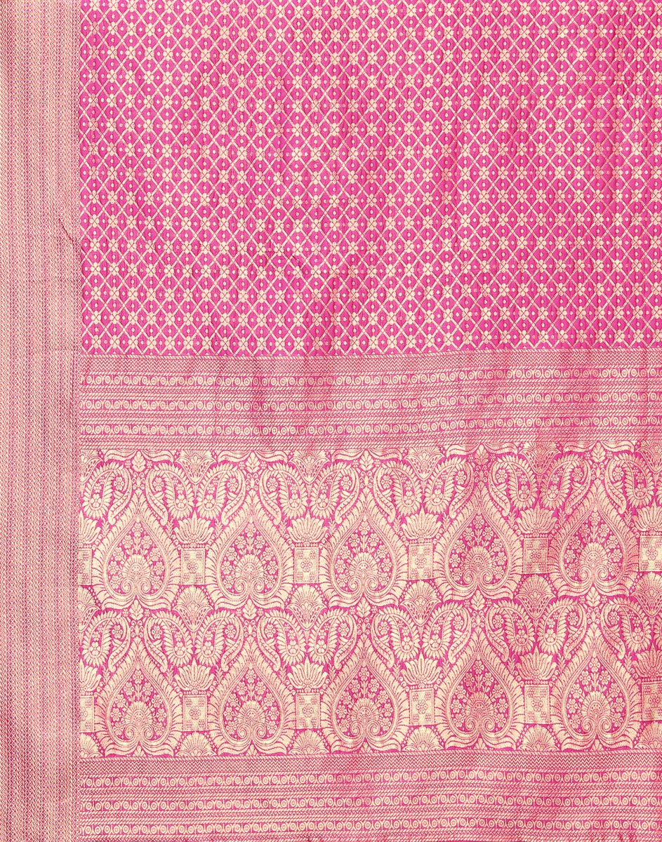 Pink Kanjivaram Saree | Sudathi