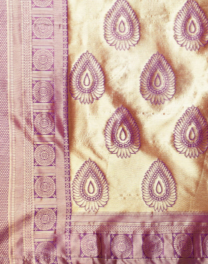 Purple Kanjivaram Silk Saree | Sudathi