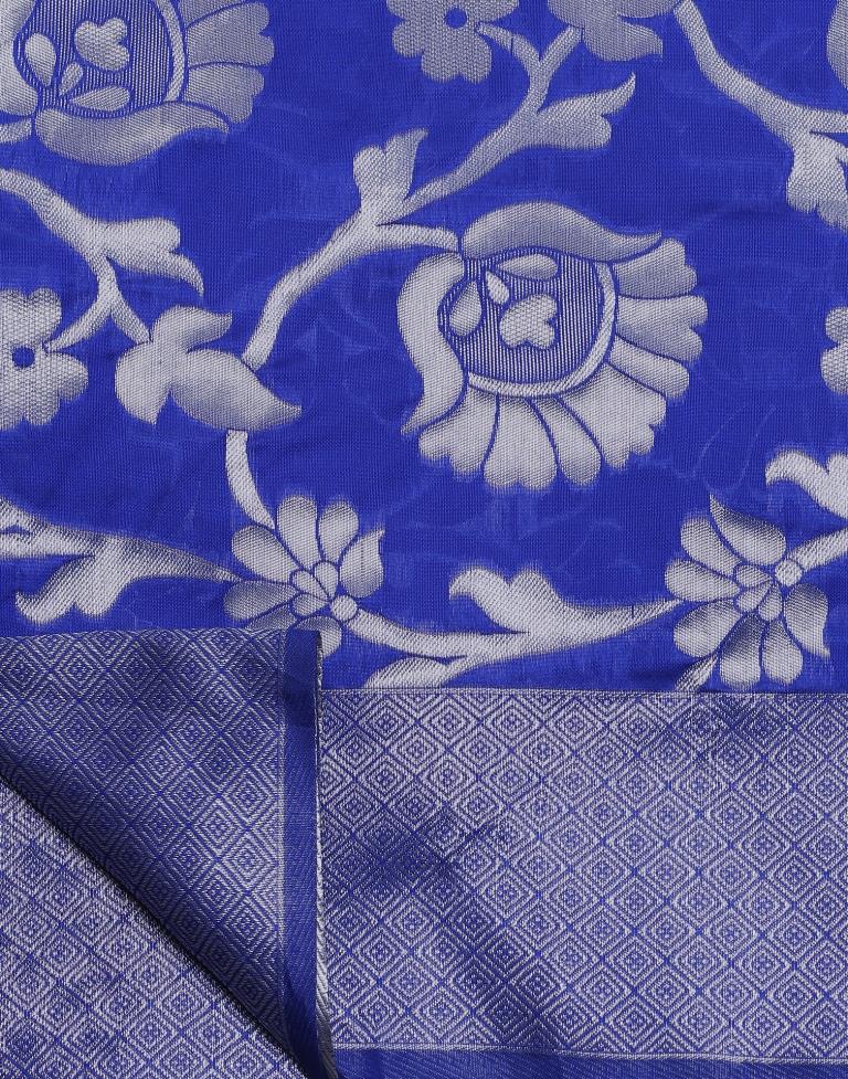 Royal Blue Banarasi Silk Saree