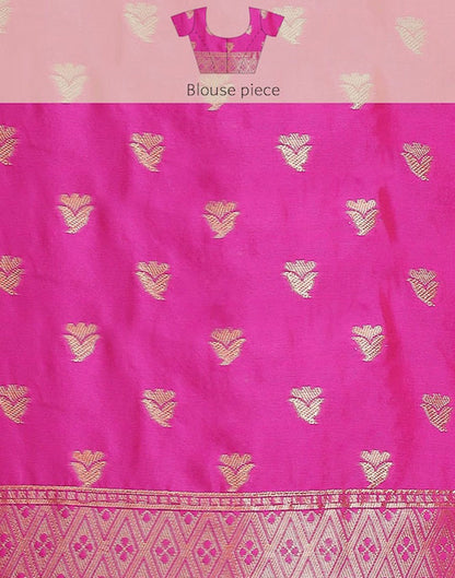 Pink Kanjivaram Silk Saree | Sudathi