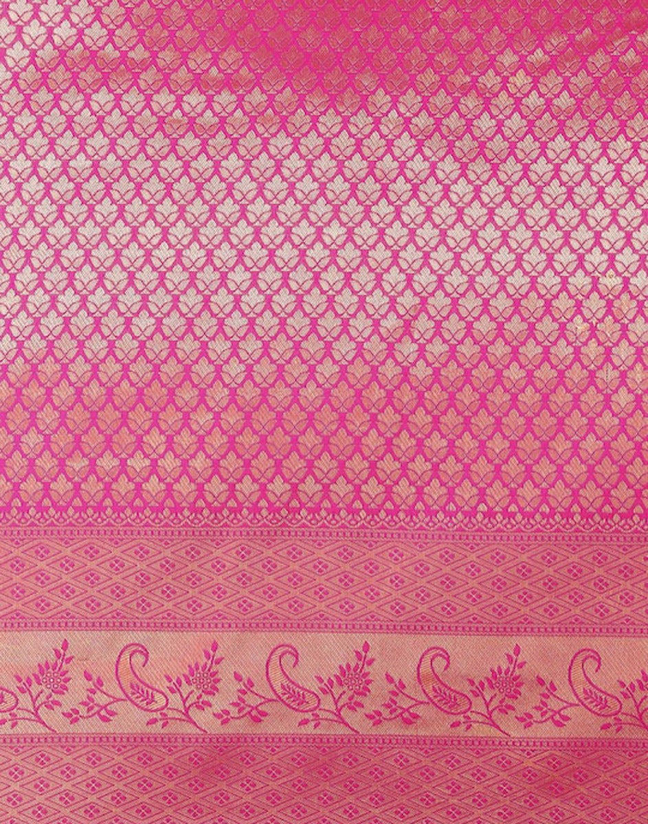 Pink Kanjivaram Silk Saree | Sudathi