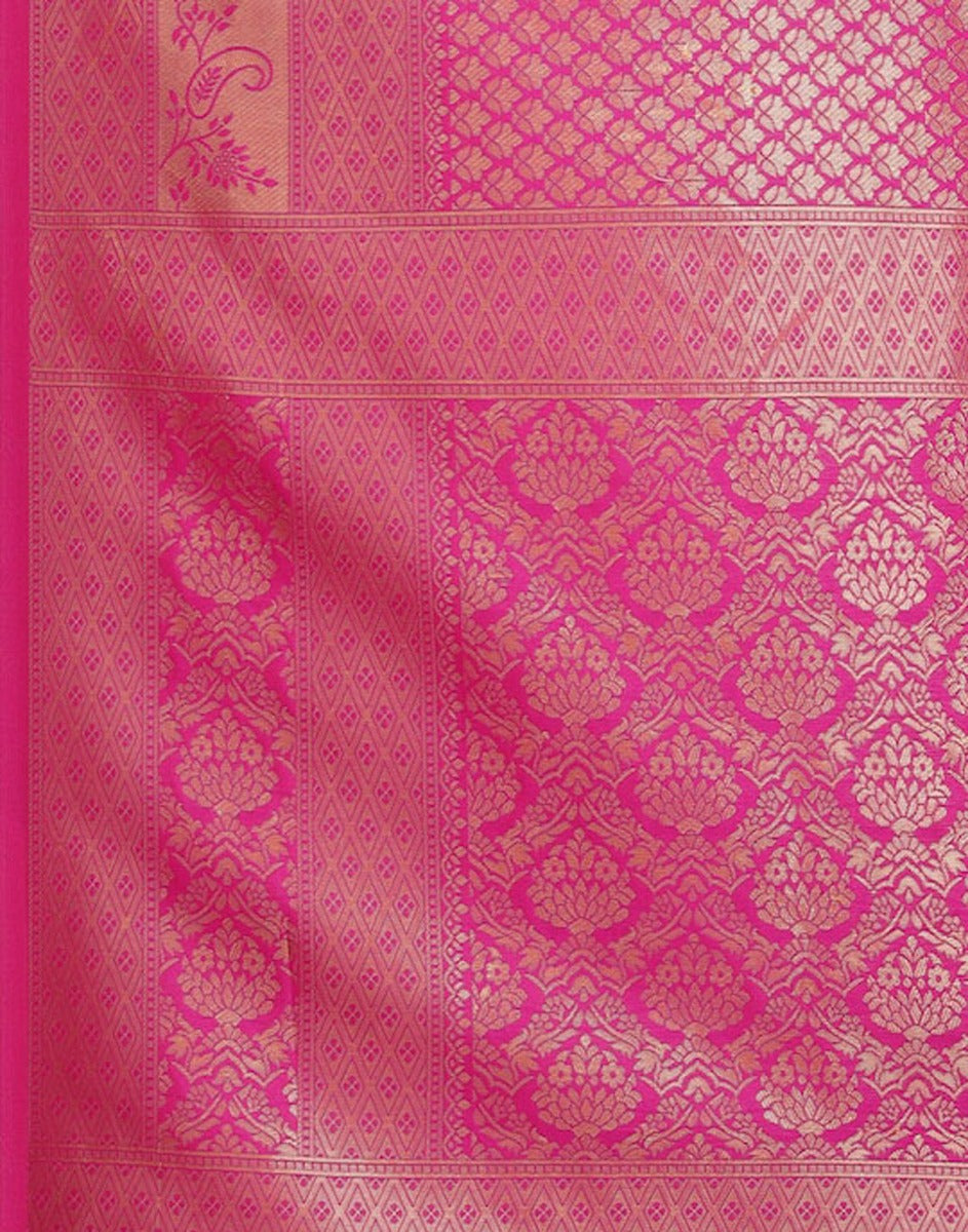 Pink Kanjivaram Silk Saree | Sudathi