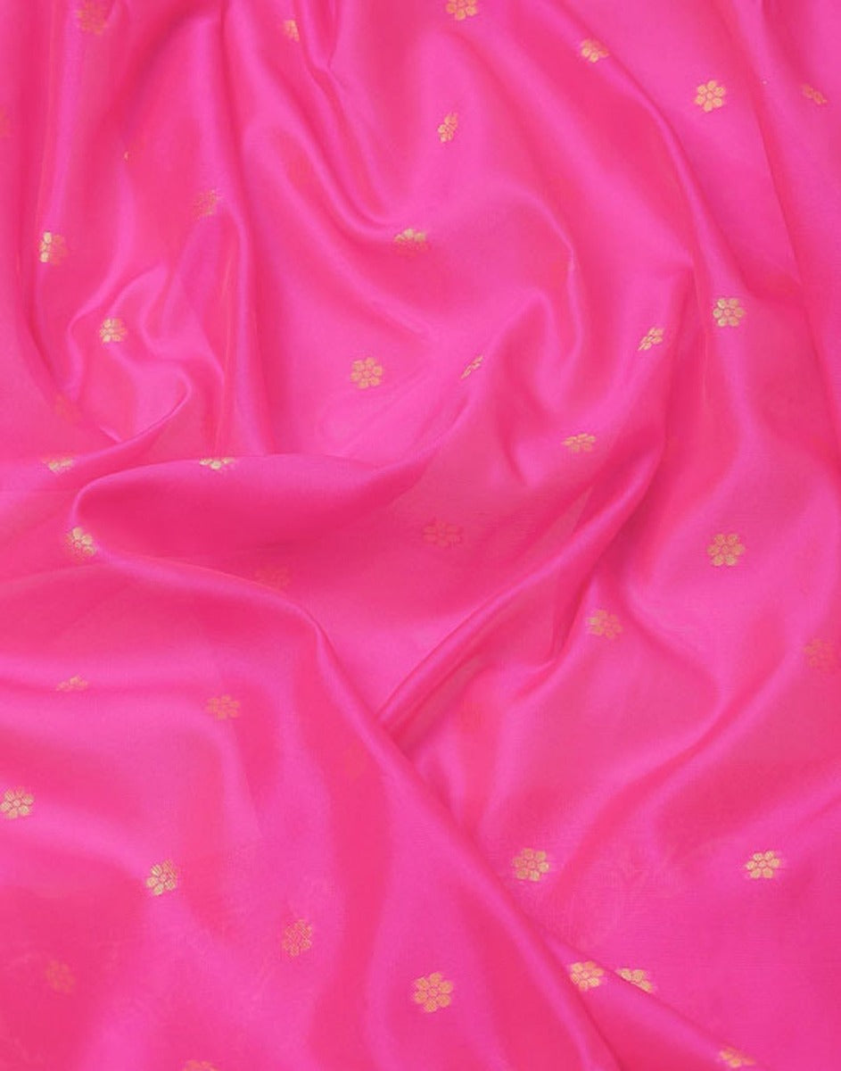 Hot Pink Banarasi Silk Saree | Sudathi