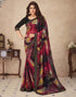 Multicoloured Chiffon Saree | Sudathi