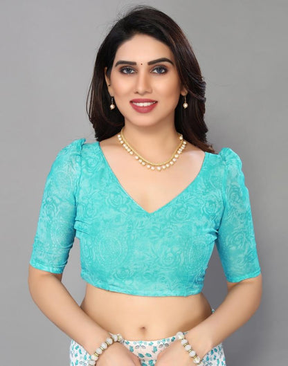 White Printed Saree | Sudathi