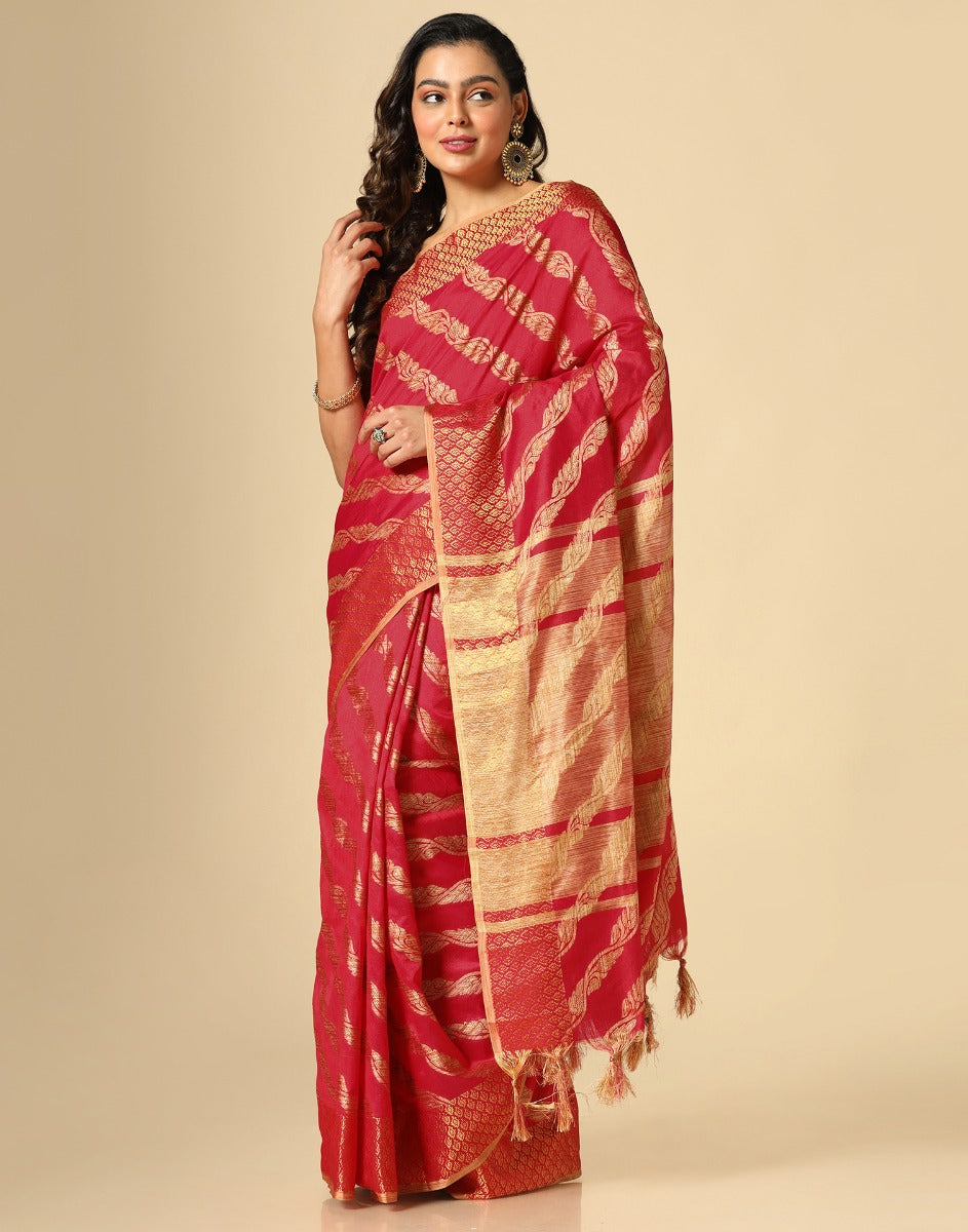 Red Silk Saree | Sudathi