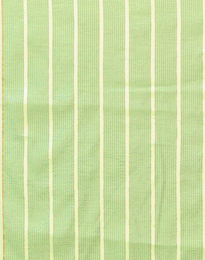 Light Green Cotton Saree | Sudathi