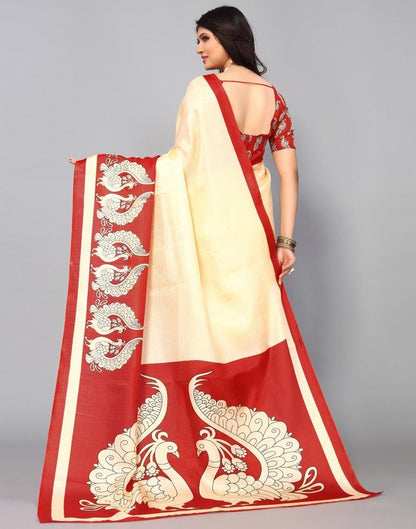 Light Orange  Silk Saree | Sudathi