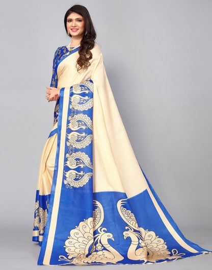 Beige Silk Saree | Sudathi