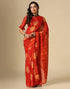 Red Brasso Printed Woven Saree | Sudathi