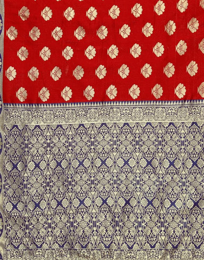 Red Banarasi Silk Saree | Sudathi