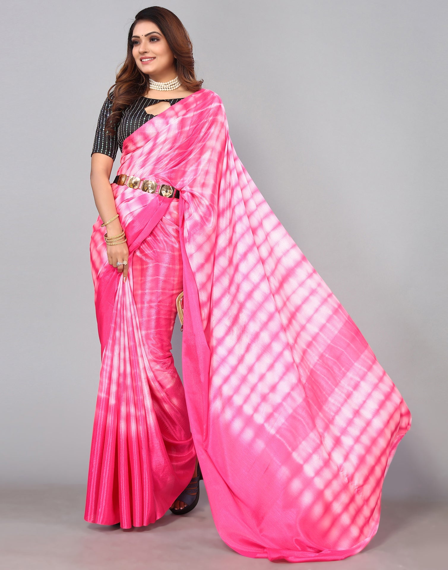Pink Silk Saree | Sudathi