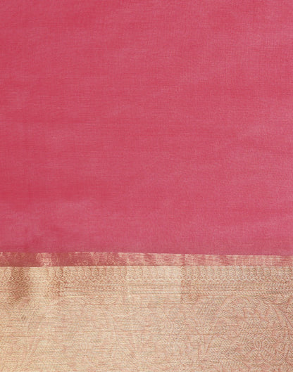 Light Pink Organza Saree | Sudathi