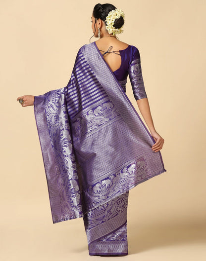 Purple Silk Saree | Sudathi