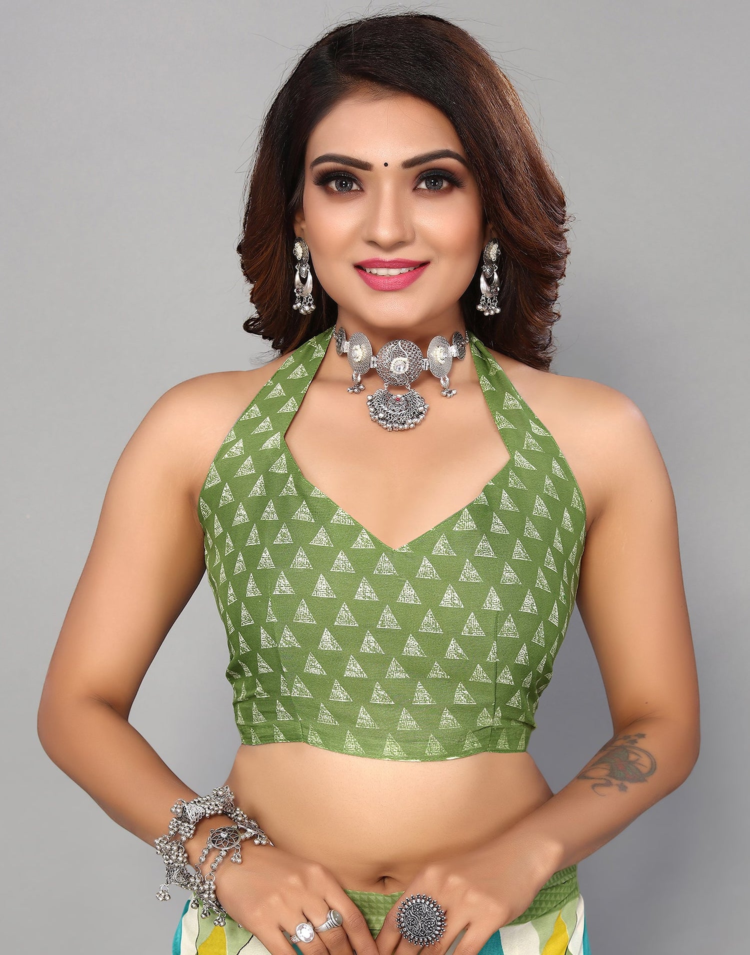 Light Green Georgette Printed Saree | Sudathi