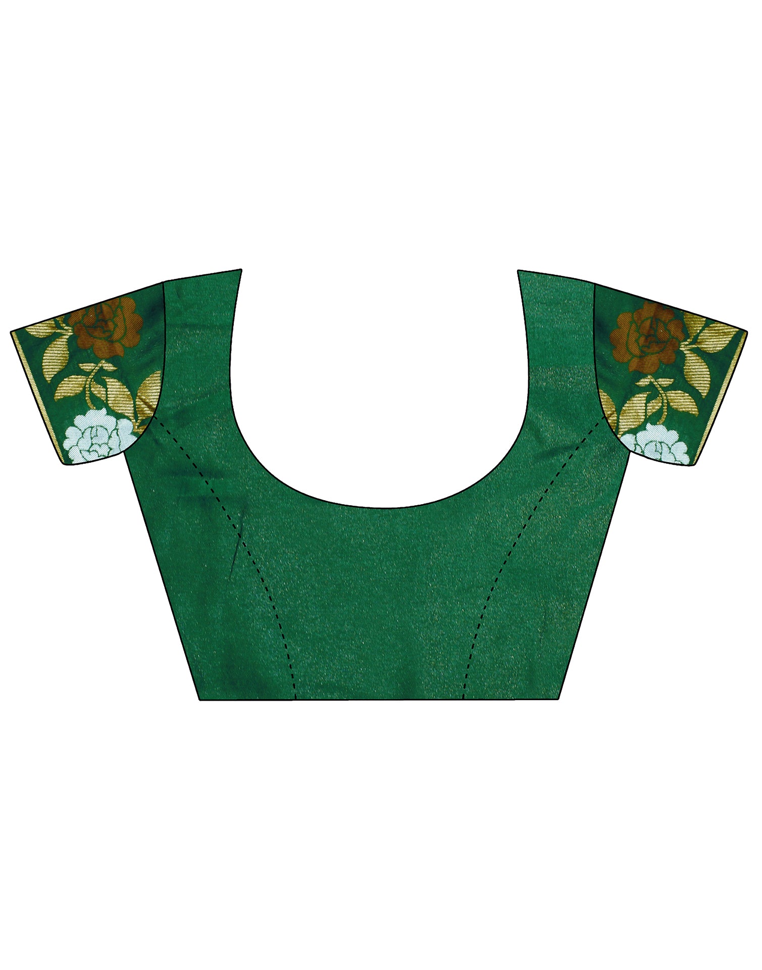 Green Self Weaving Saree | Sudathi
