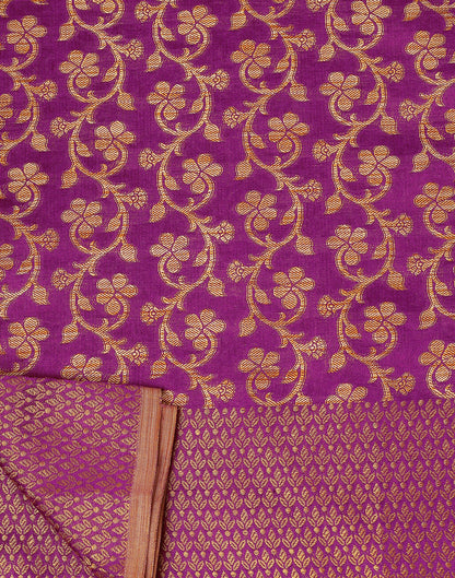 Wine Banarasi Silk Saree | Sudathi