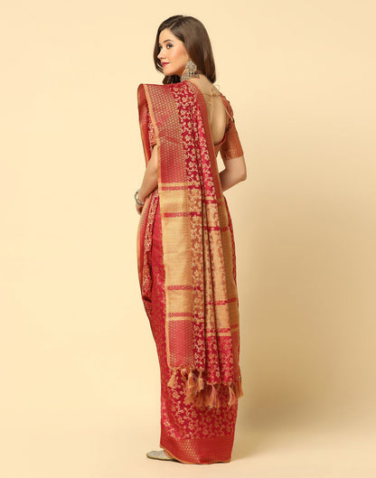 Red Banarasi Silk Saree | Sudathi