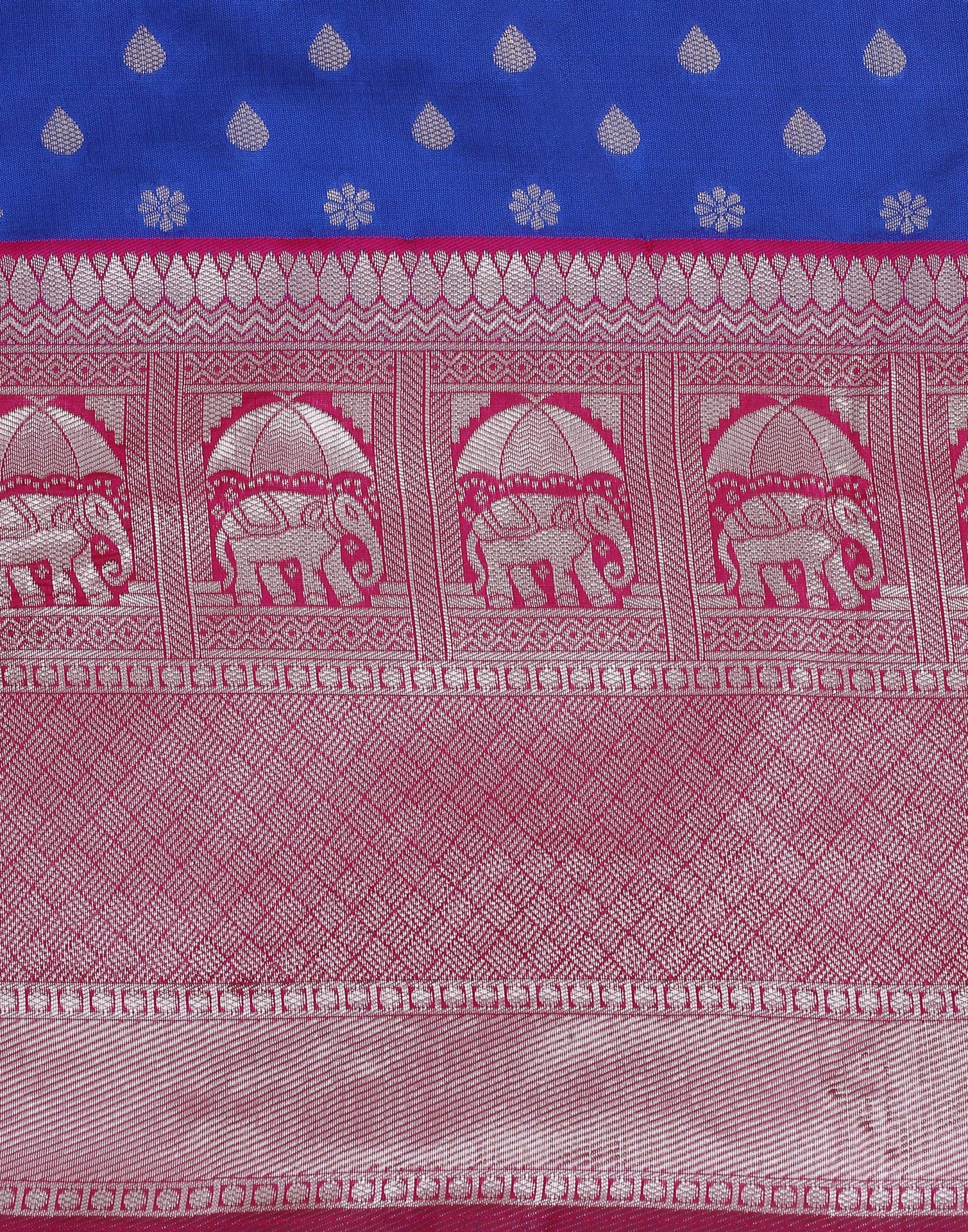 Blue Silk Saree | Sudathi