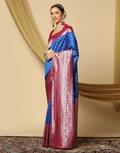 Blue Silk Saree | Sudathi