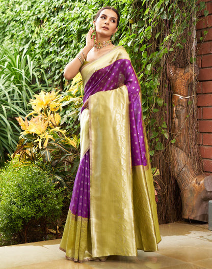 B1G1 Green Silk Saree