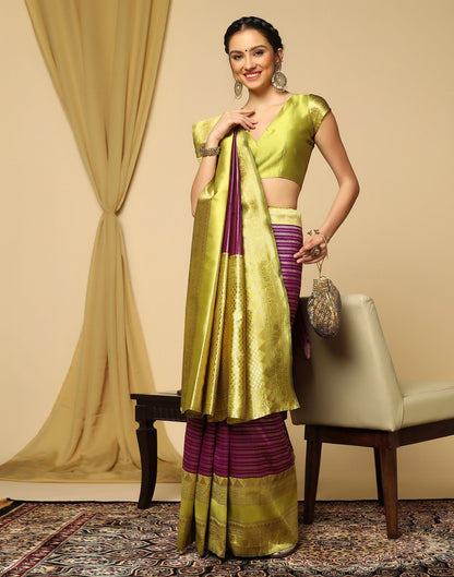 Wine Silk Saree | Sudathi