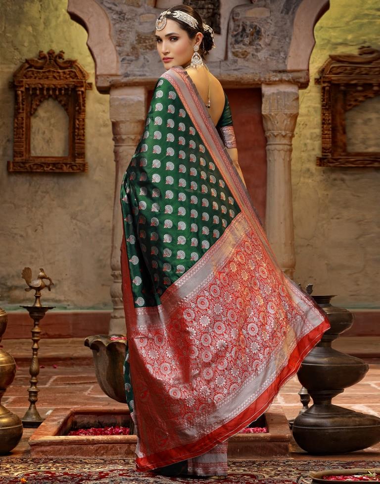 Green Silk Saree | Sudathi