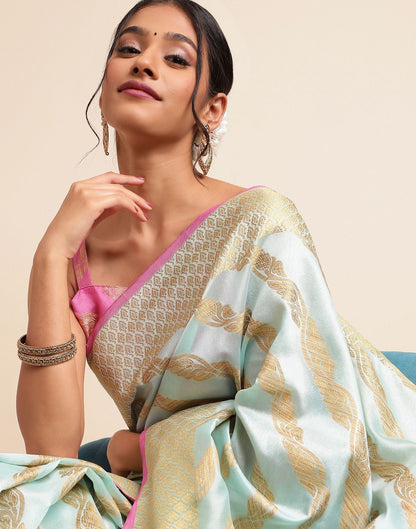 Light Blue Silk Saree | Sudathi