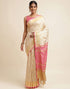 Cream Silk Saree | Sudathi