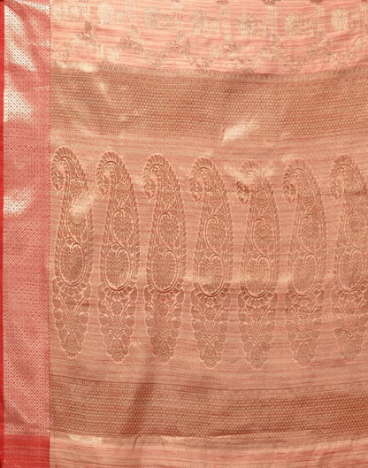 Light Pink Kanjivaram Silk Saree