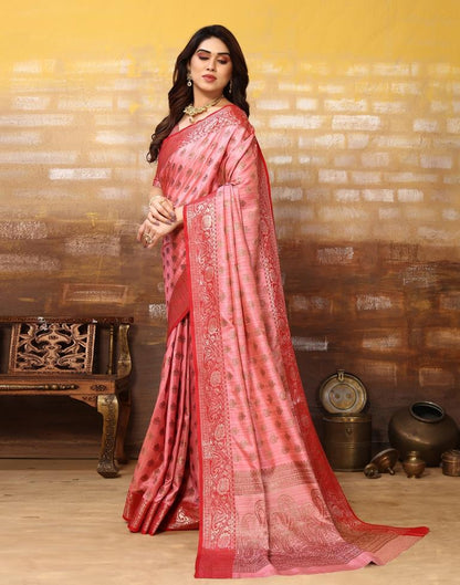 Pink Kanjivaram Silk Saree