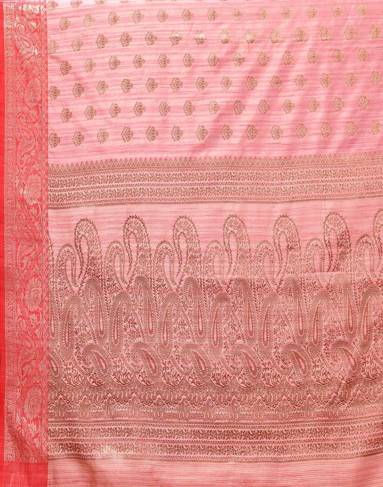 Pink Kanjivaram Silk Saree