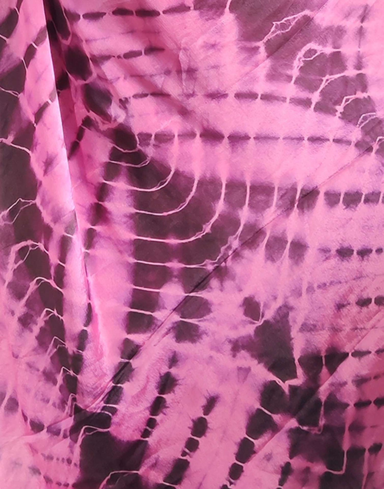 Ready to Wear Pink Printed Silk Saree