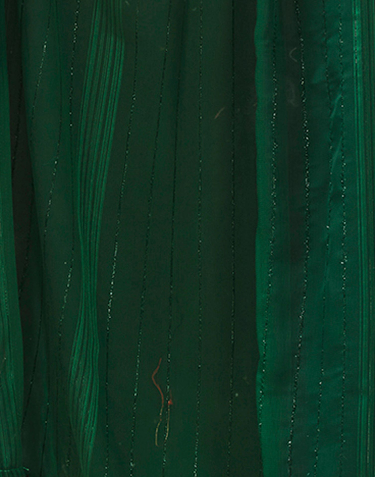 Bottle Green Georgette Plain Saree