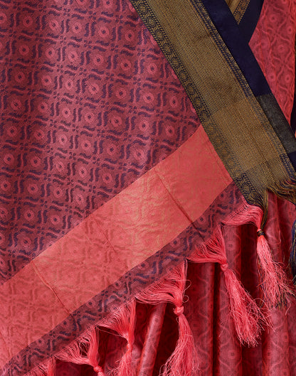 Pink Kanjivaram Silk Saree