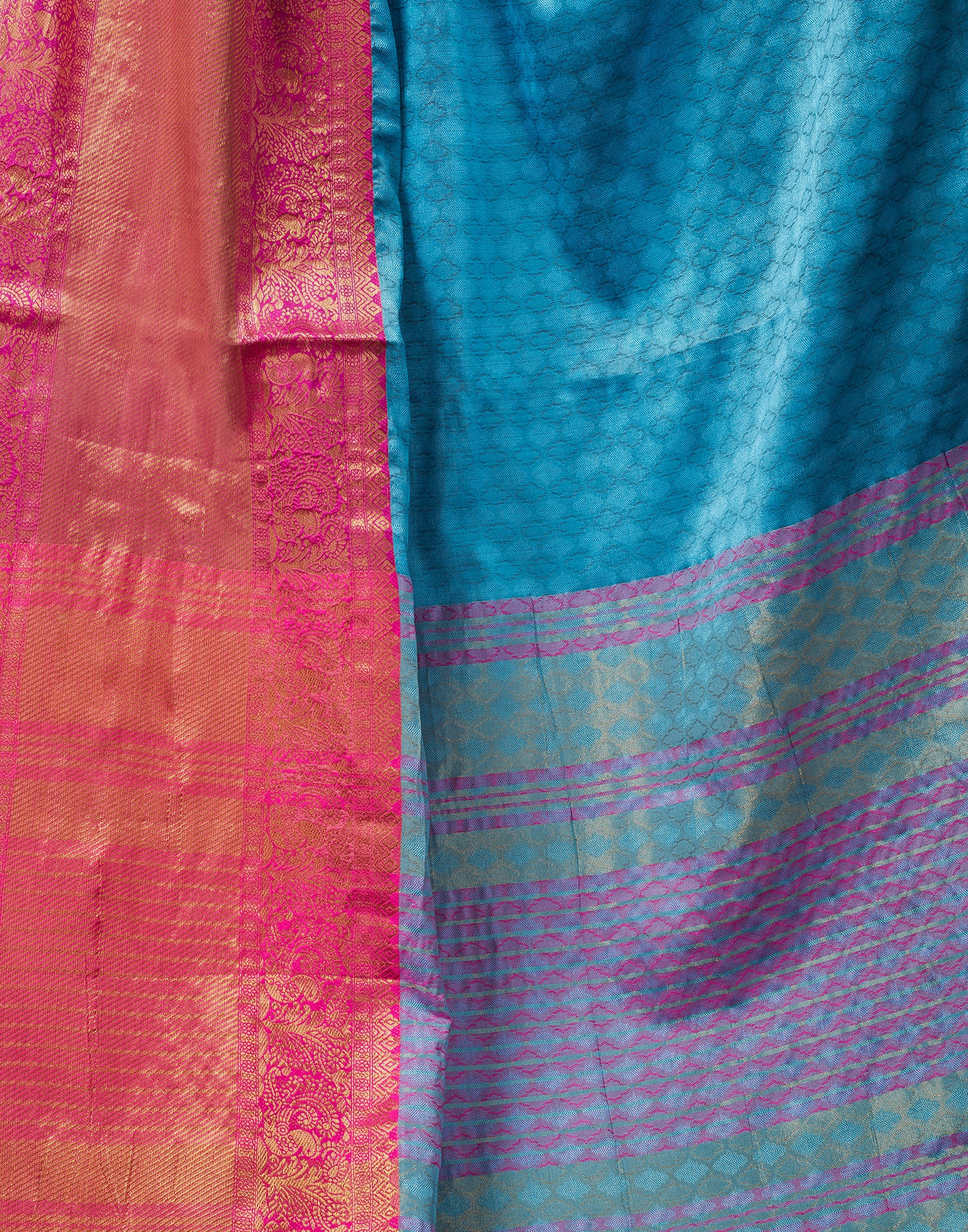 Blue Kanjivaram Silk Saree