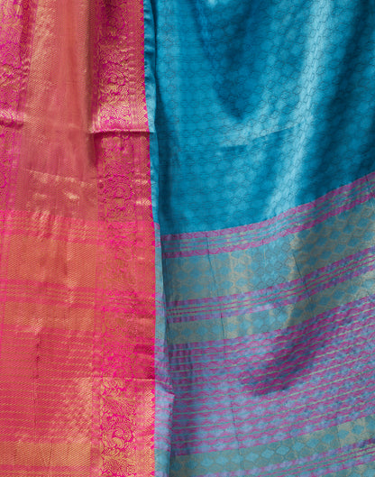 Blue Kanjivaram Silk Saree