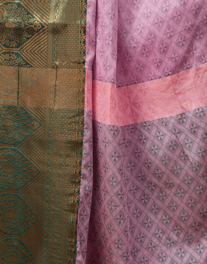 Pink Kanjivaram Silk Saree