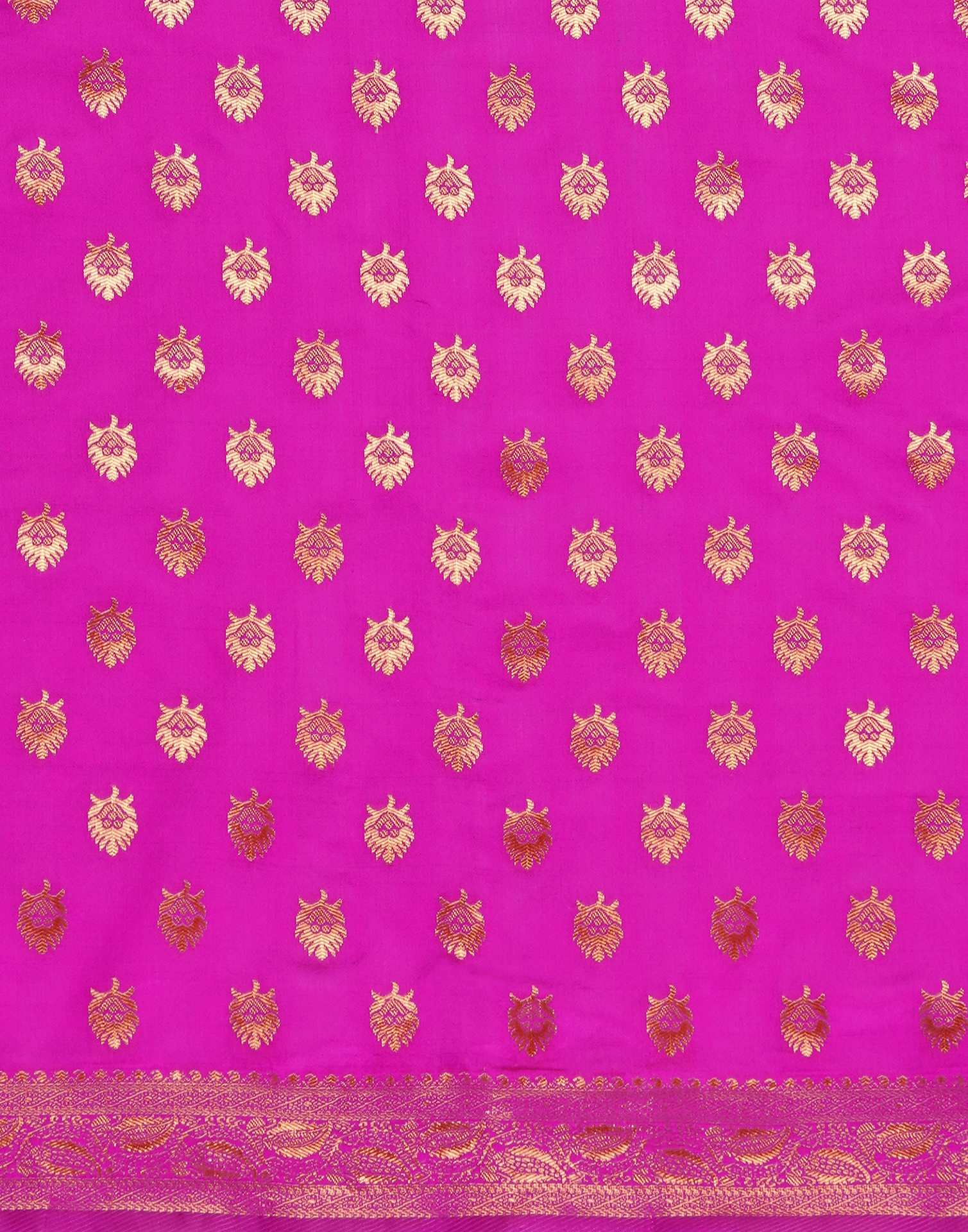 Pink Banarasi Silk Saree