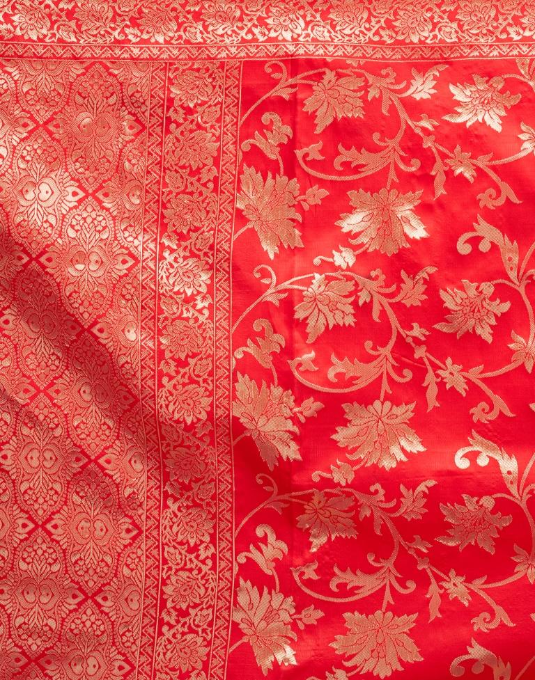 Red Banarasi Silk Saree