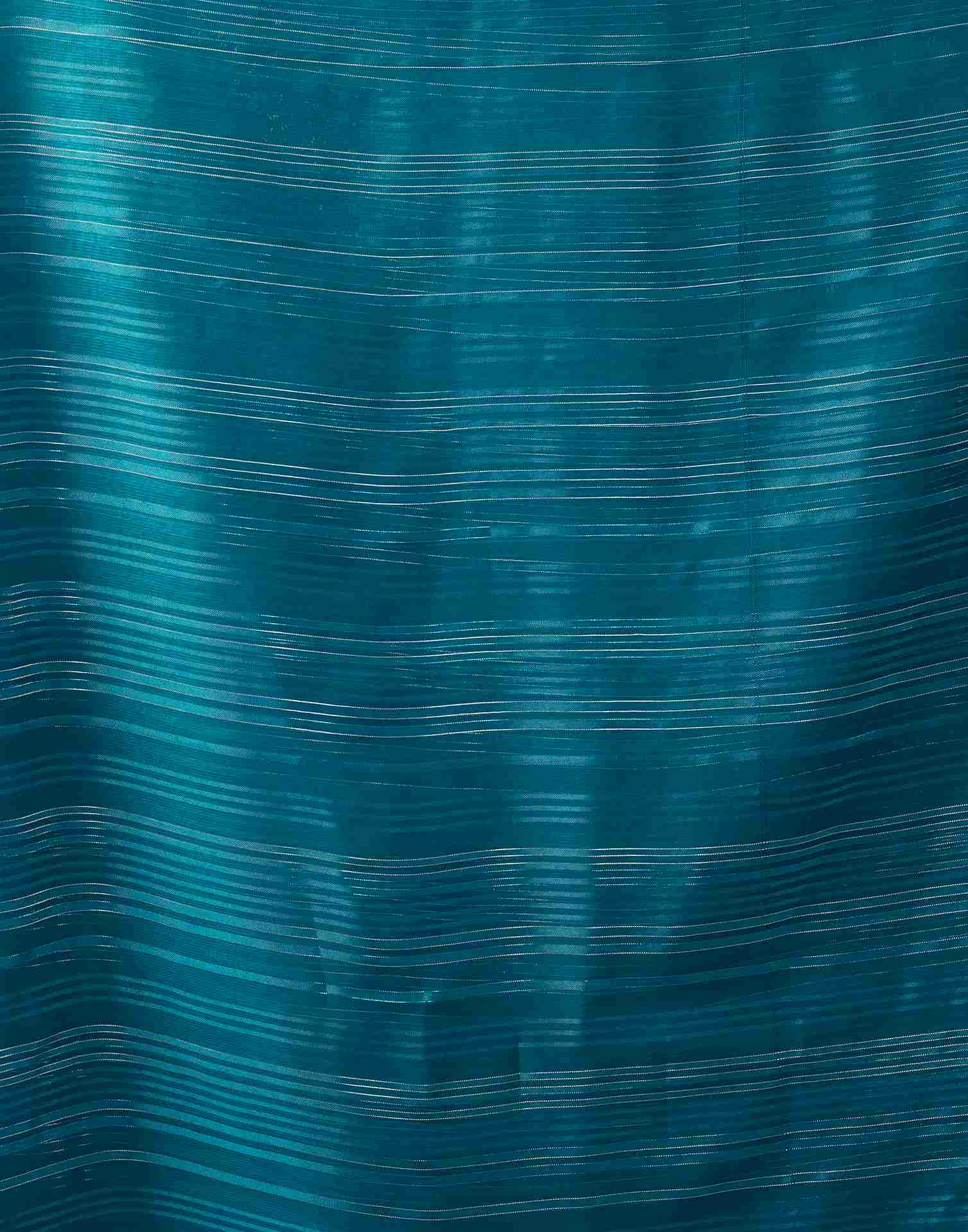 Blue Georgette Plain Saree