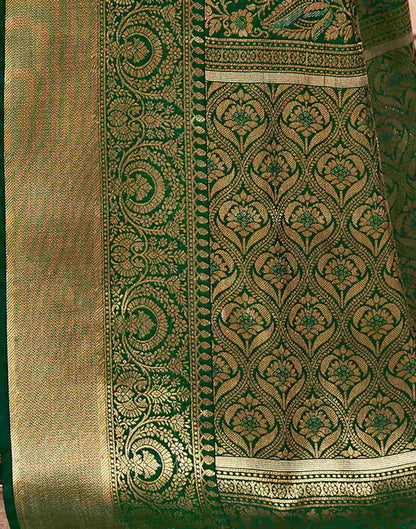 Green Silk Woven Saree